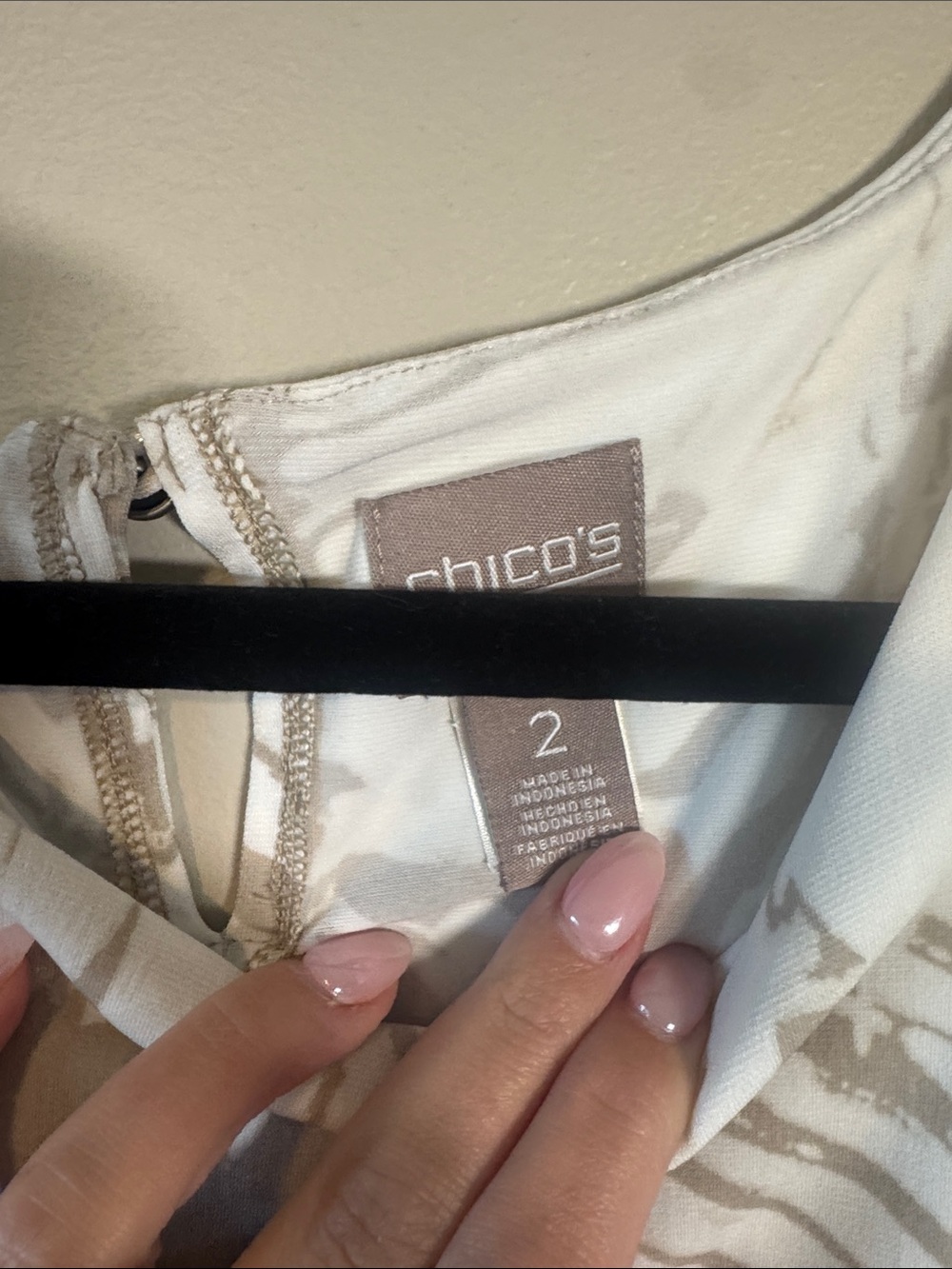 Chico’s Olivia Tonal Palms Maxi Dress - Picture 3 of 8